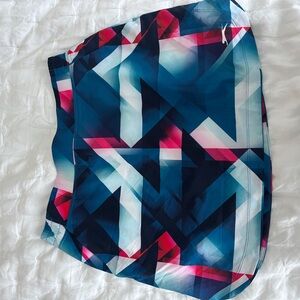 Geometric Patterned Golf  Skirt